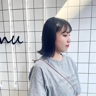 セミロング カラー パーマ ヘアアレンジ メンズ mona/ ストレートスタイル✨のヘアスタイル