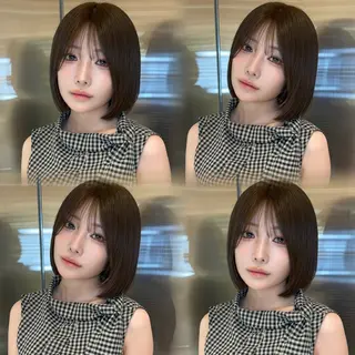 ミディアム カラー ヘアアレンジ 韓国ヘア/ロー レイヤー/Rumiのヘアスタイル