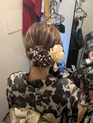 ヘアアレンジ 似合わせヘアセット＆ カット🤍野口弥生のヘアスタイル