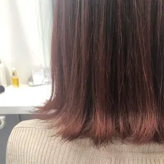 ショート カラー ヘアアレンジ マツエク・マツパ 🦋縮毛/韓国レイヤ ー/透明感カラー🦋のヘアスタイル