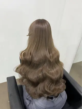 ロング カラー 若命燿史／レイヤー 縮毛矯正/髪質改善のヘアスタイル