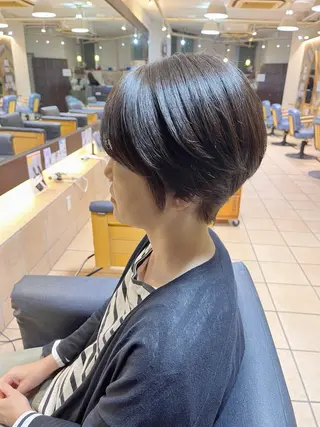 ショート カラー ヘアアレンジ 韓国風レイヤー/ 💎Tomoya💎のヘアスタイル