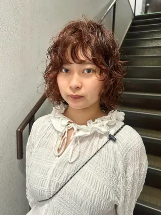 セミロング パーマ パーマ/ カラー/Yukaのヘアスタイル