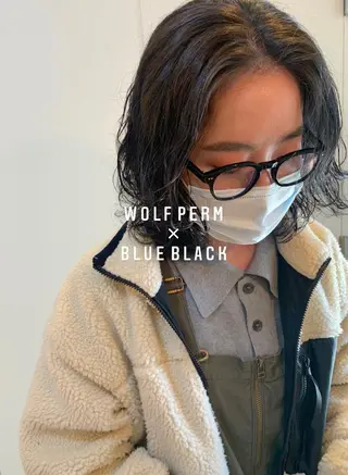 ミディアム カラー パーマ AR.MARA サトウヒカルのヘアスタイル