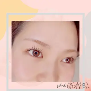 ロング カラー パーマ ヘアアレンジ メンズ キッズ ネイル マツエク・マツパ アイブロウ salonde CHANELのマツエク・マツパデザイン