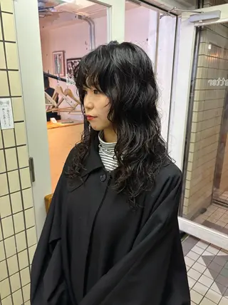 セミロング パーマ kaito パーマ募集！🙌のヘアスタイル