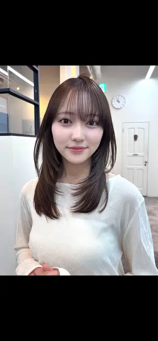 セミロング ✨透明感カラー/ KOUKI✨のヘアスタイル