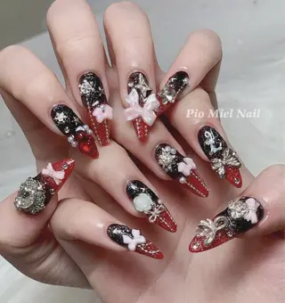 ネイル HANA 長さだしのネイルデザイン