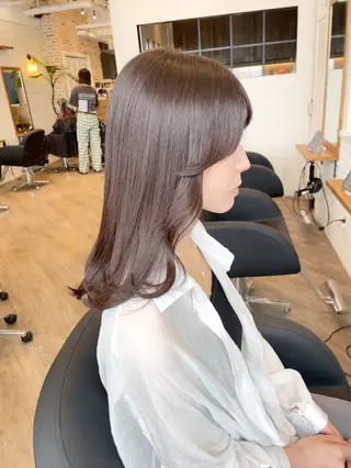 ロング ✨透明感ケアカラー✨ 長野ゆきなのヘアスタイル