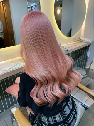 カラー 🩵ASAHI🐷 モデル募集中のヘアスタイル
