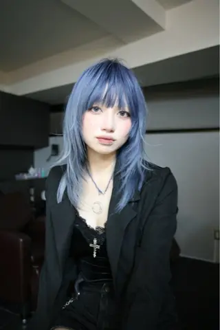 ミディアム 渋谷ショート、パーマ 美容師vain はるのヘアスタイル