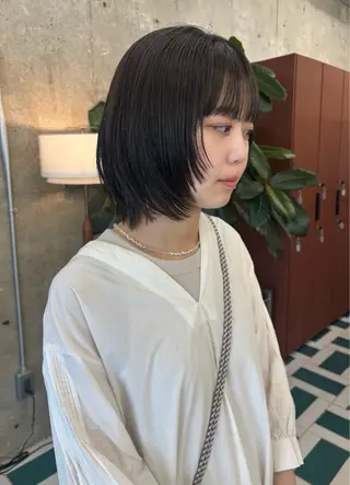 ショート カラー ひかり/透明感カラー /ボブのヘアスタイル
