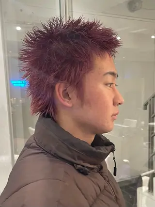 カラー メンズ メンズカット パーマ[佐橋]のヘアスタイル