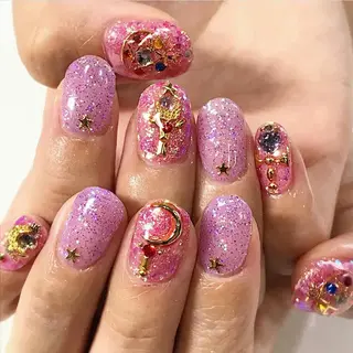 ネイル 渋谷/チップ長さ出し 👑アプレgel-xのネイルデザイン