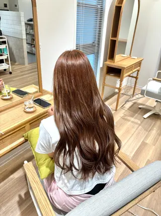 ロング カラー RINNO🌷透明感 カラー/髪質改善のヘアスタイル