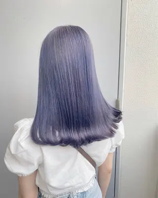 セミロング 🌙yuria/ハイ トーン/ベージュ🌙のヘアスタイル