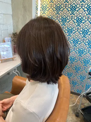 ミディアム カラー ママ美容師 Tsuchiyaのヘアスタイル