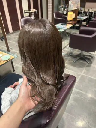 ミディアム カラー LaBless 天王寺RINOのヘアスタイル