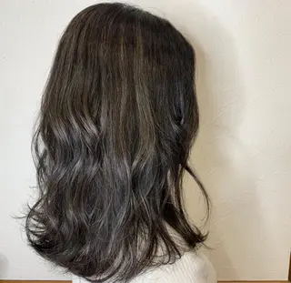 セミロング 増田 晃士のヘアスタイル