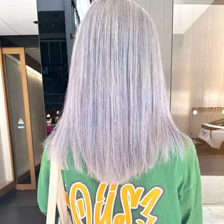 セミロング カラー 堺 鳳 ママ美容師 yukariのヘアスタイル