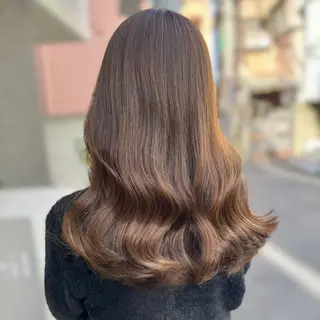 ロング カラー ブリーチなしカラー kana🐱のヘアスタイル