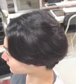 ショート パーマ メンズ 田中 悠葵のヘアスタイル