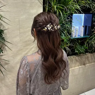 ロング ヘアアレンジ 海外ネイル/ トレンドネイル/美波のネイルデザイン
