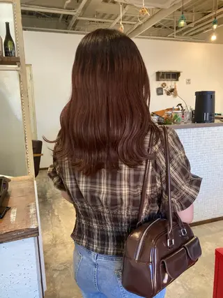 セミロング 🌟ブリーチカラー KANA/草薙🌿のヘアスタイル
