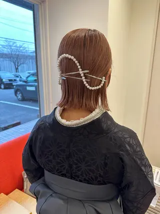 ミディアム SHRIMP桐山 千苗のヘアスタイル