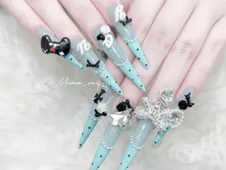 ネイル MoMoA Nail ネイル長さ出し専門店のネイルデザイン