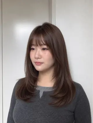 ロング 藤井佳音 /カットモデル募集のヘアスタイル