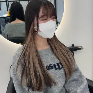 ロング カラー Ren. 🦋デザインカラーのヘアスタイル