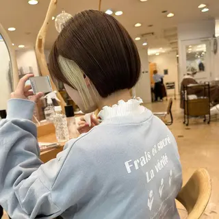 ショート カラー Gardenhair 小笠原 篤矢のヘアスタイル
