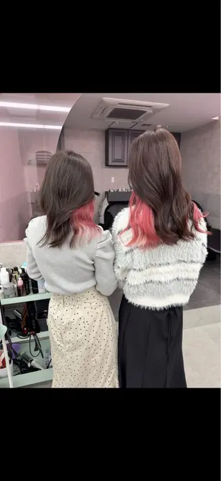 ロング 中野 光瑠のヘアスタイル
