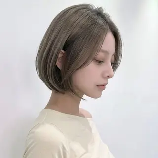 ショート 庭木華瑠🐾ボブ🧡 透明感カラー✨のヘアスタイル
