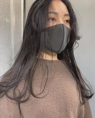 ロング カラー パーマ ボブパーマコテ巻き風 パーマNo1深江秀平のヘアスタイル