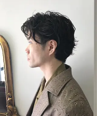 メンズ 丹羽大喜 縮毛矯正/美髪矯正のヘアスタイル