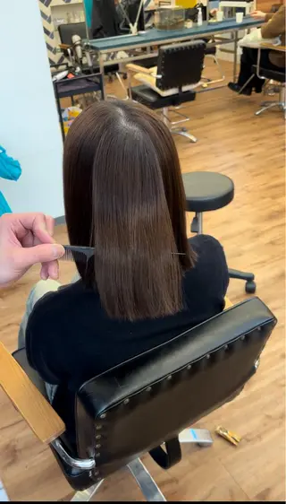 ミディアム 美髪矯正‎×髪質改善 任せて🤍Ko-taのヘアスタイル