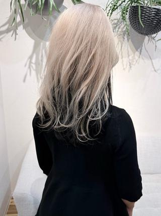 ミディアム カラー 田室和幸 河原町のヘアスタイル