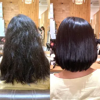 ミディアム 髪質改善 矯正マスターKENのヘアスタイル