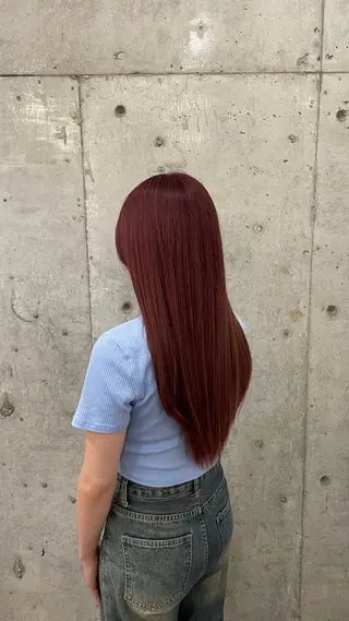 ロング 矢野 恵里佳のヘアスタイル