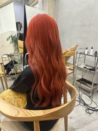 ロング カラー MUKU ひかるのヘアスタイル