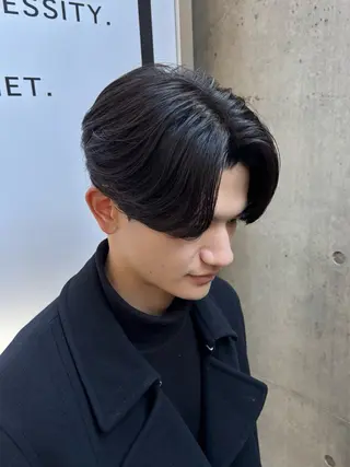 ショート パーマ メンズ カルマパーマ韓国ヘア shiryuのヘアスタイル
