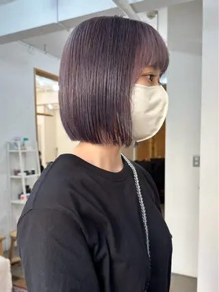 ショート カラー 暖色カラー⭐︎ fuminaのヘアスタイル