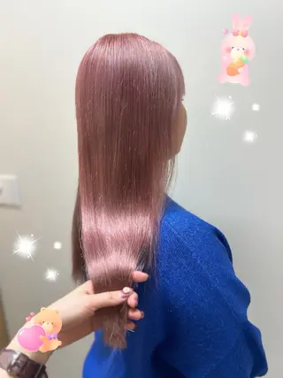 セミロング カラー 新宿駅近♡個室 ♡関口三都季🌜のヘアスタイル
