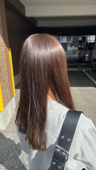 ロング 中尾咲音垢抜けカット お任せくださいのヘアスタイル