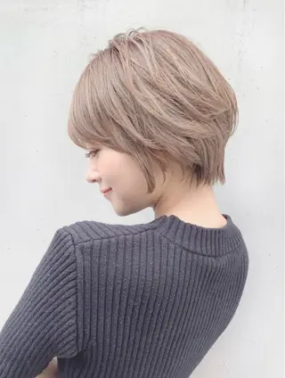 ショート カラー 似合わせスタイル 表参道🌿ちえのヘアスタイル