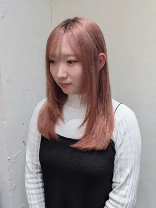 ロング カラー 🏹MIYU¦抜け感 ×柔らかカラーのヘアスタイル