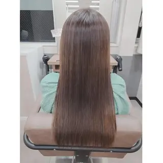 ロング TELAHAIR 髪質改善特化型サロンのヘアスタイル
