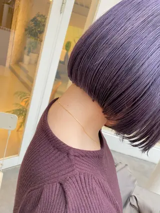 ショート カラー ハイトーン×似合わせ 🌱中川慎之介のヘアスタイル